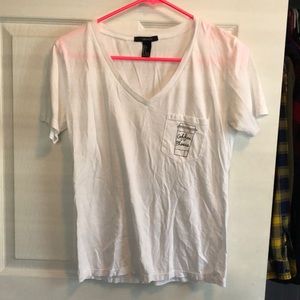 Forever 21 Coffee Please V-Neck